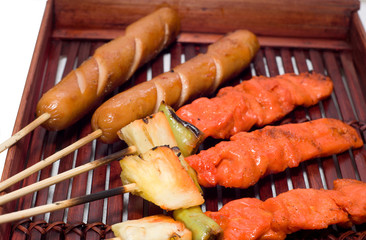 street food thai sausage