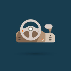 Game controller - steering wheel