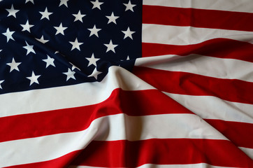American Flag as background
