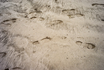 Sand traces, texture. Color image