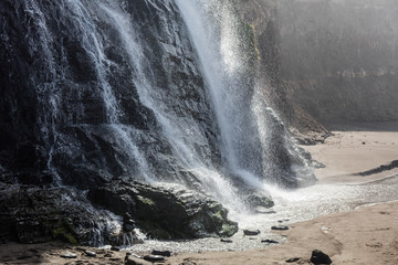Alomere Waterfall in Northern California