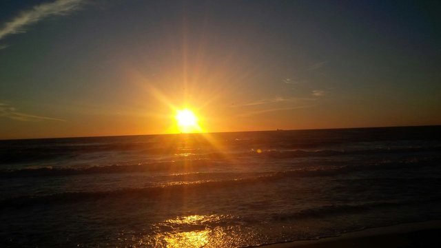 verso sera al mare