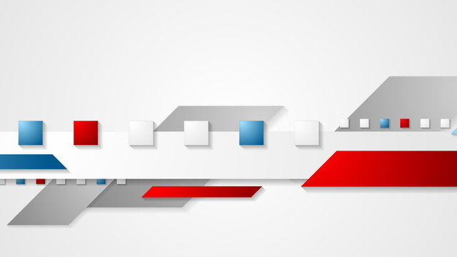 Bright tech corporate geometric motion design. Video animation HD 1920x1080