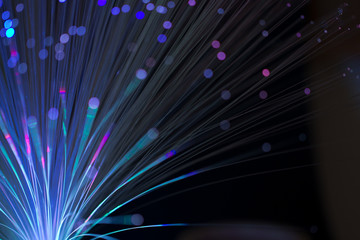 fibre ottiche, luce, cavo, banda larga
