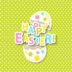 Happy Easter Greeting Card