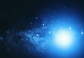 Milky way stars and star-dust in deep space / cosmos.