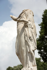  Marble statue in Villa Borghese, public park in Rome. Italy  Italy
