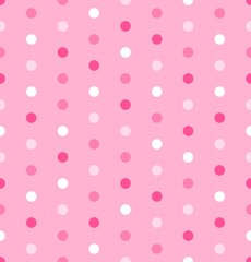 Pink polka pattern