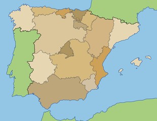Spain map