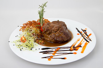 Beef pepper steak