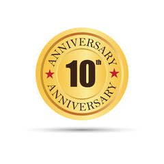 10 years anniversary logo