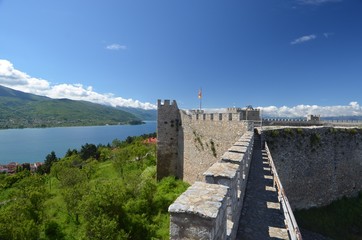Fototapeta premium Fortress of Tsar Samuel, Ohrid