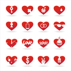 heart icons