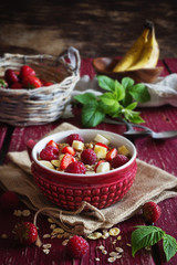 Organic healthy breakfast