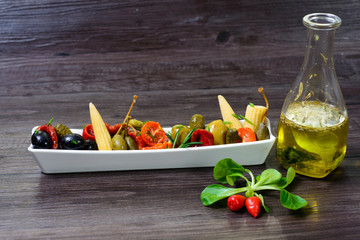 pickled vegetables in the UZG dish