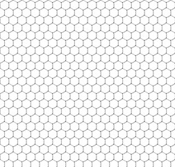 Chemistry seamless pattern, hexagonal design vector illustration