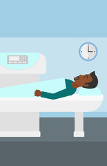 Magnetic resonance imaging.