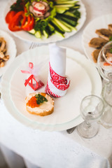 Elegant Wedding decorations with flowers