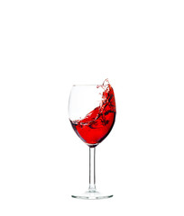 Glass of red wine