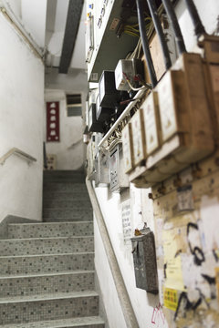 Hong Kong Tenement House Stairs