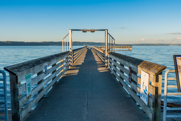 Obraz premium Pier At High Tide 3