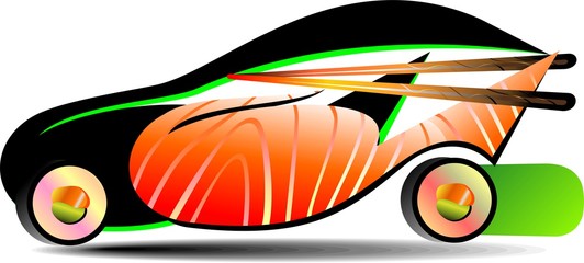 logo delivery express sushi