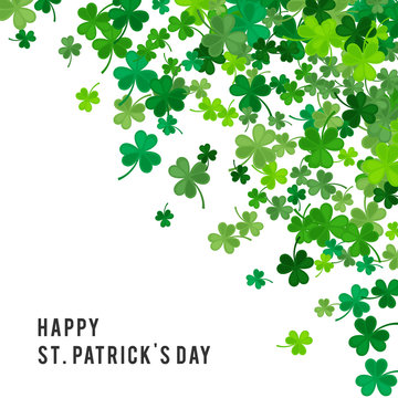 St Patrick's Day background. Vector illustration