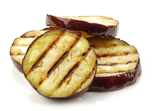 grilled eggplant slices