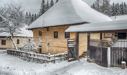 Open-air museum in Zuberec, Slovakia
