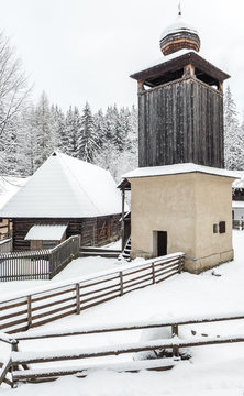 Belfry in Zuberec, Slovakia