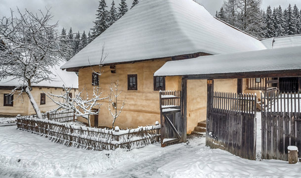 Open-air museum in Zuberec, Slovakia
