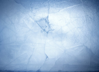 Blue ice texture background