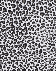 Seamless print of skin of leopard, vector illustration