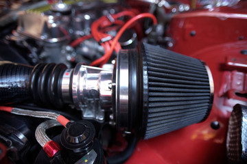 Fototapeta na wymiar Automotive air filter
