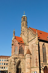 Obraz premium Frauenkirche in Nürnberg