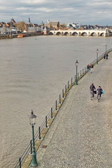 Maastricht Wyck Uferpromenade