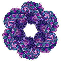 Vector Colored Floral Background