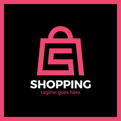 Shop Bag Logo - Letter S
