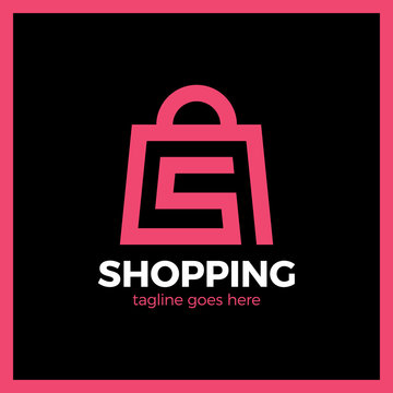 Shop Bag Logo - Letter S