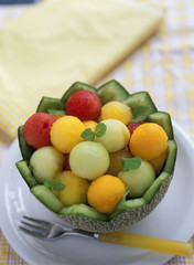 メロンとスイカのフルーツバスケット