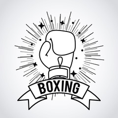 boxing sport design 