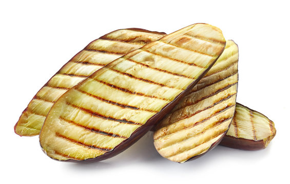 grilled eggplant slices