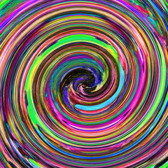 Colorful spiral fractal. Computer generated abstract background.