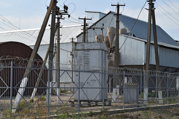 The Electrical transformers.