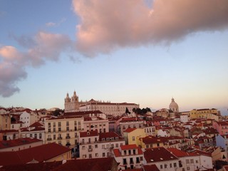 Obraz premium Alfama en soirée