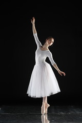 Ballerina in white