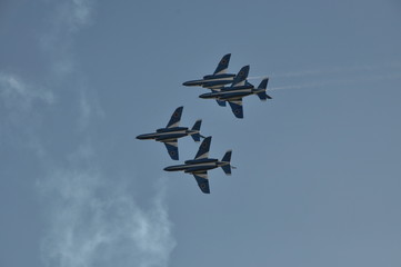 航空ショー　雲