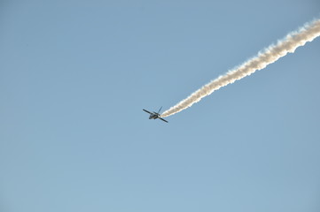 航空ショー　雲