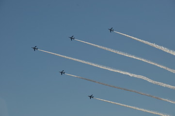 航空ショー　雲