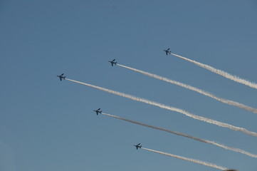 航空ショー　雲